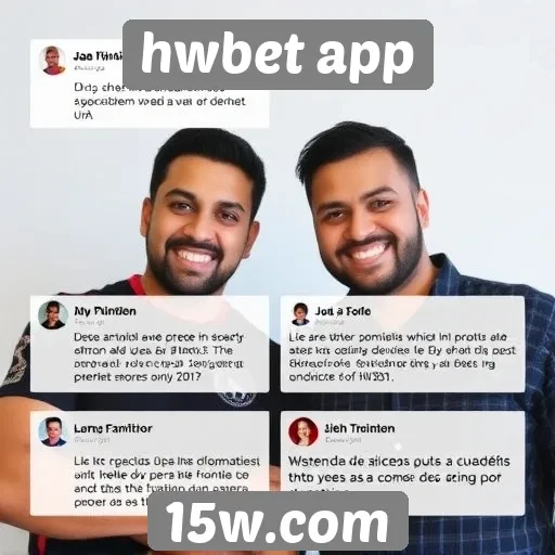 jogadores avaliam a experiência na hwbet app